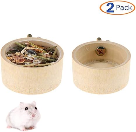 Amazon Com Tfwadmx Hamster Food Water Bowl Hanging Small Anima