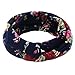 Hippih 4 Pack Women's Headbands Elastic Turban Head Wrap Floal Style Twisted Knotted Hair Band