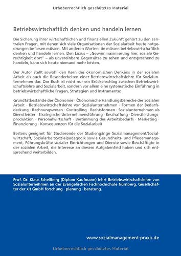 Betriebswirtschaftslehre Fur Sozialunternehmen Bwl Grundwissen Fur Schellberg Klaus Amazon De Bucher