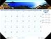 House of Doolittle 2017 Monthly Desk Pad Calendar, Earthscapes Coastlines, 18.5 x 13
