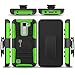 LG K8 Holster Case, LG Escape 3 Holster Case, CoverON [Explorer Series] Holster Hybrid Armor Belt Clip Hard Phone Cover For LG K8 (K350N) / LG Escape 3 Case - Green Neon