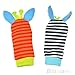Lovely Infant Baby Foot Socks Rattles Toys by buynice