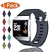 Fitbit Ionic Bands, KingAcc Soft Accessory Replacement Band for Fitbit Ionic, With Metal Buckle Fitness Wristband Strap Women Men Large Small
