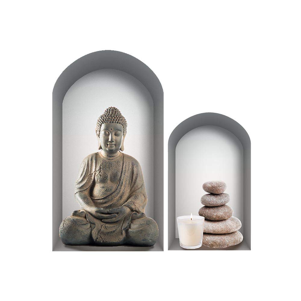 Zen et Ethnique Wall Sticker Kennel Buddha