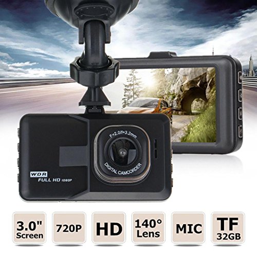 OVERMAL 1080P HD 3.0inch LCD Car DVR Dash Camera Video Recorder Night Vision G-sensor 170Â°