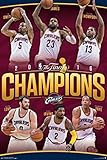 2016 NBA Finals- Champions Rollcall Poster 24 x 36in