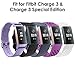 CAVN 9-Pack Compatible Fitbit Charge 3 Screen Protector, Full Coverage Screen Cover Saver Protection Film Protector Compatible Fitbit Charge 3 / SE Smartwatch [Ultra Clear/Anti-Bubble]