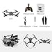 Beyondsky Foldable RC Drone XT-1 with Camera WiFi FPV Altitude Hold Gravity Sensor AR Game Mode 6-Axis 2.4Ghz Selfie Drone with 720P Camera Live Video (XT-1)