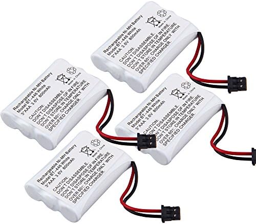 BP-446 BT-446 BT-1005 Cordless Phone Battery 3.6V 800MAH For Uniden (Pack of 4)