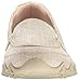 Skechers Women's Bikers Pedestrian Memory Foam Slip-On Moccasin,6.5 M US,Natural