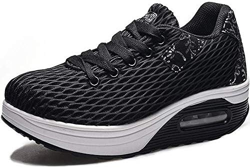 Women's Lightweight Sneakers,Ladies Casual Comfortable Walking Shoes Platform Wedges Breathable Trainers Running Shoes