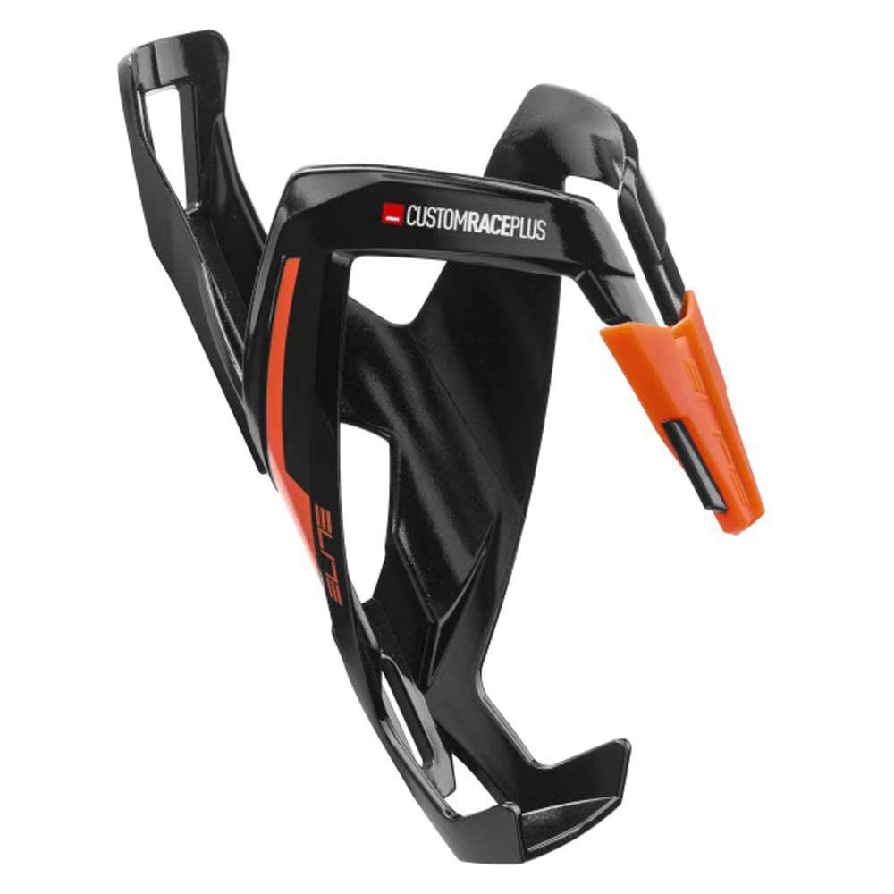Elite Custom Race Plus Bottle Cage, Black/Orange