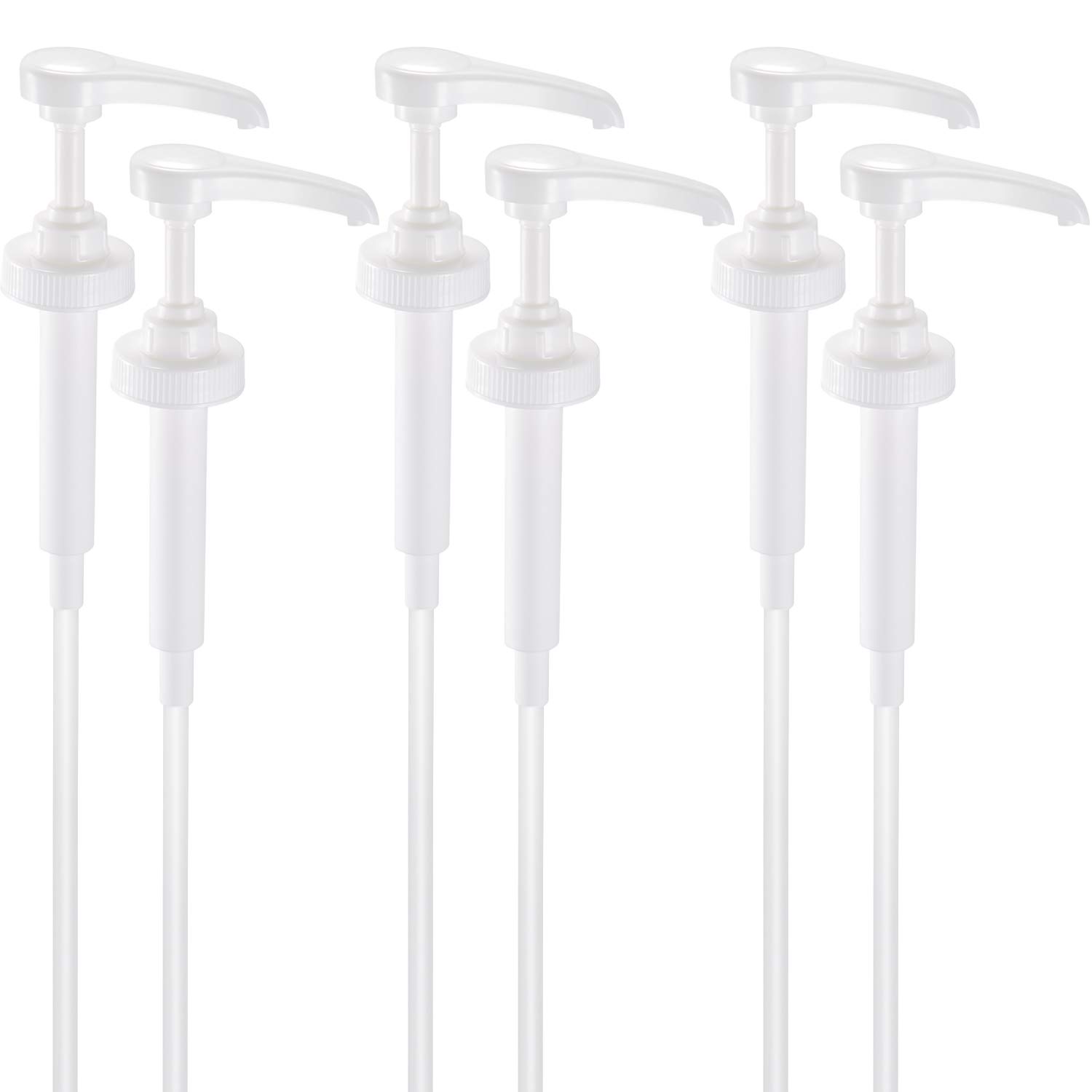 Patelai Gallon Pump Dispenser (38/400) Fit Most 1 Gallon Jugs and Containers BPA-Free Pump Lid Top Replacement for Gallon Bottle with Food and Industrial (6)