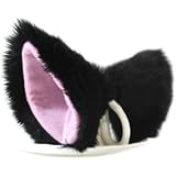 Women's Cat Fox Ears Headband - Long Furry Adjustable Headband For Cosplay, Halloween & Parties