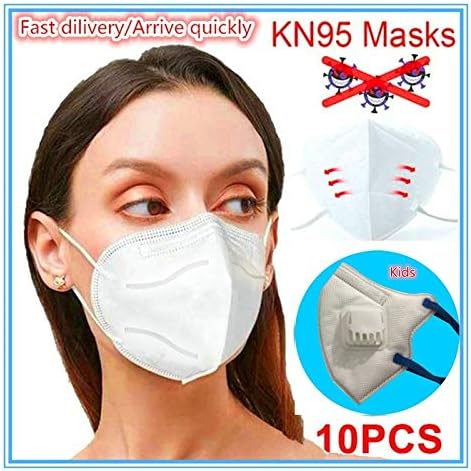 10PCS Protective Outdoor Face Mask Anti Air Dust and Anti Coronaviru Mask FFP3 Kn95 N95 Breathable Mask for Men Women and Kids Pm 2.5