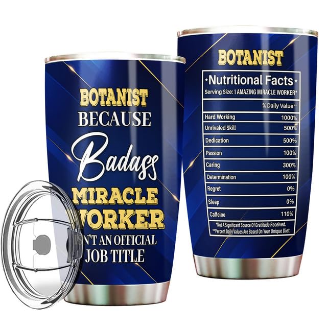 MONIZILUCKY Botanist Tumbler Stainless Steel 20oz