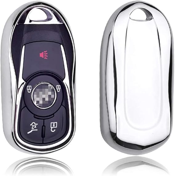 GEERUI Compatible with Buick Key Fob Cover, Soft TPU Key