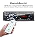 Aigoss Bluetooth Car Stereo, 4x60W Digital Media Receiver with Remote Control, Car Speakerphone Hand-Free Call, Support USB/SD/Audio Receiver/MP3 Player/FM