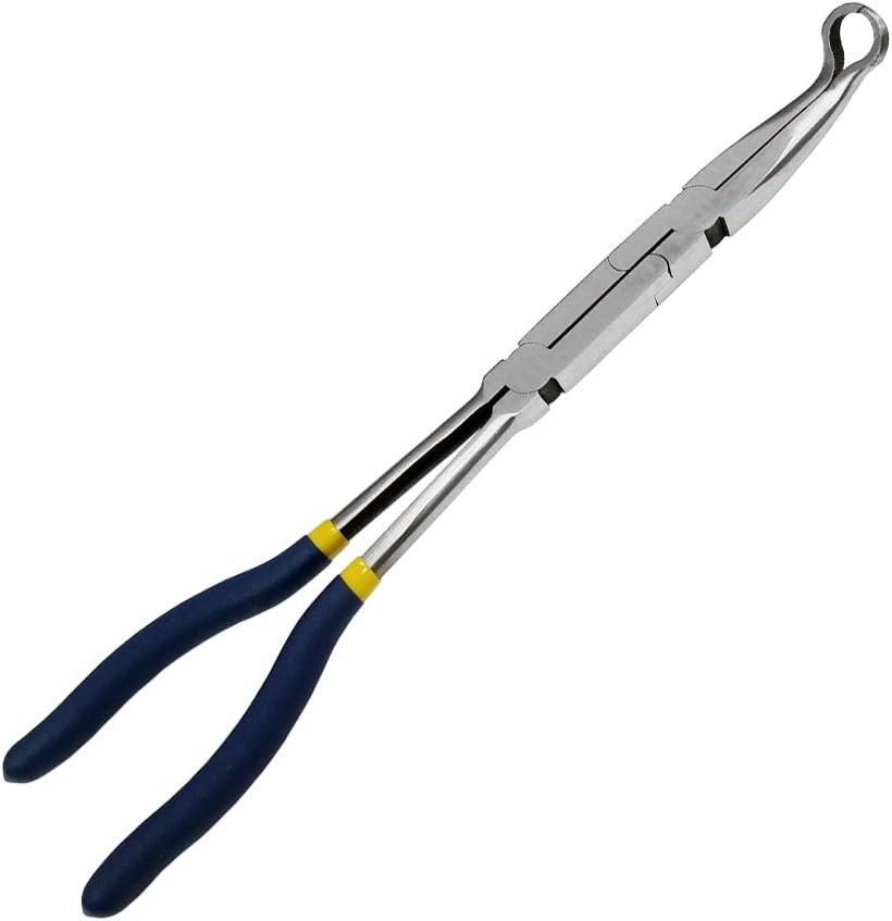 Zenith Industries ZN502657 Long Reach XL Pivot Ring Nose Pliers, 9/16in, 9/16"