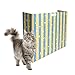 KITTY PLANET Cat Litter Screen – Privé Kitty Litter Box Cover – Reversible Floral & Striped Design – Sturdy Non-Tippable Cat Litter Enclosure – 15