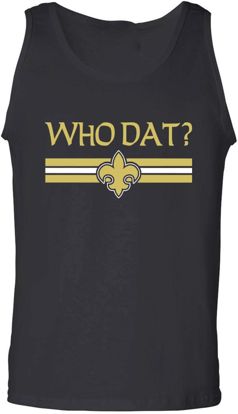 Prospect Shirts Black New Orleans Brees Who Dat Tank Top