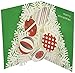 Sabuda Pop Up Cards - TREE W/SPINNING ORNAMENTS - Christmas