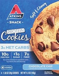 Atkins Chocolate Chip Protein Cookie, Protein