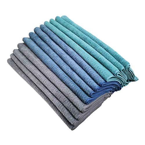 Polyte Premium Microfiber AllPurpose Ribbed Terry Kitchen Towel, 12