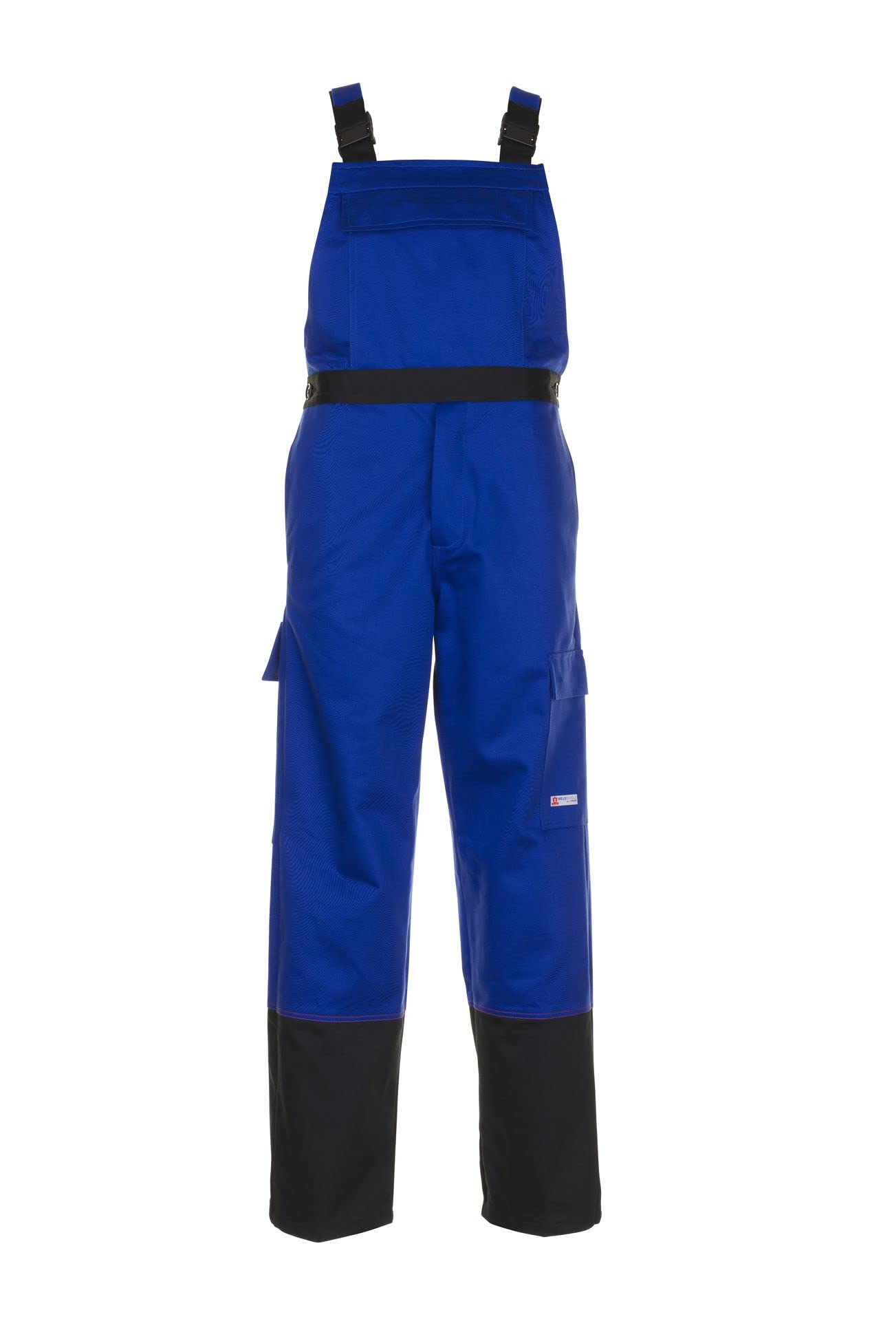 Planam 5531098 Size 98 "Weld Shield" Dungarees - Royal Blue/Black