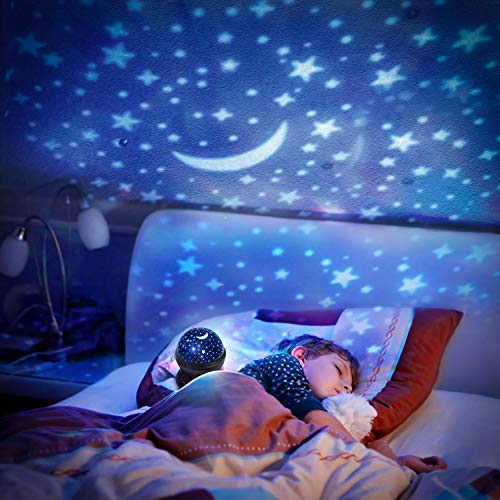 Night Lights for Kids, Multicolor Star Projector with Timer, Baby Night