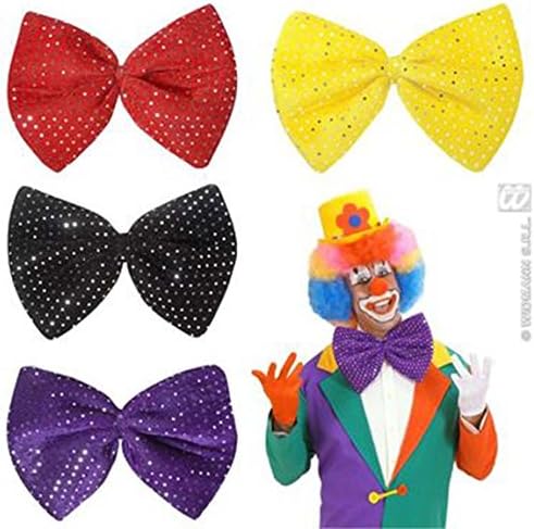 Oromiss Clown Fancy Dress Oversized Bow Tie Spotty Glitter Big Comb Large Shoes Circus