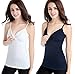 Nursing Tops Tank Shirts Cami for Maternity and Breastfeeding (Large)