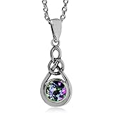 Silvershake Mystic Fire Topaz 925 Sterling Silver