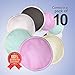 Organic Bamboo Nursing Pads (10 Pack) With FREE Laundry Storage Wash Bag & Ebook - Washable Bra Pads - Ultra Soft - Hypoallergenic - Eco-Friendly & Reusable By Mamaisland