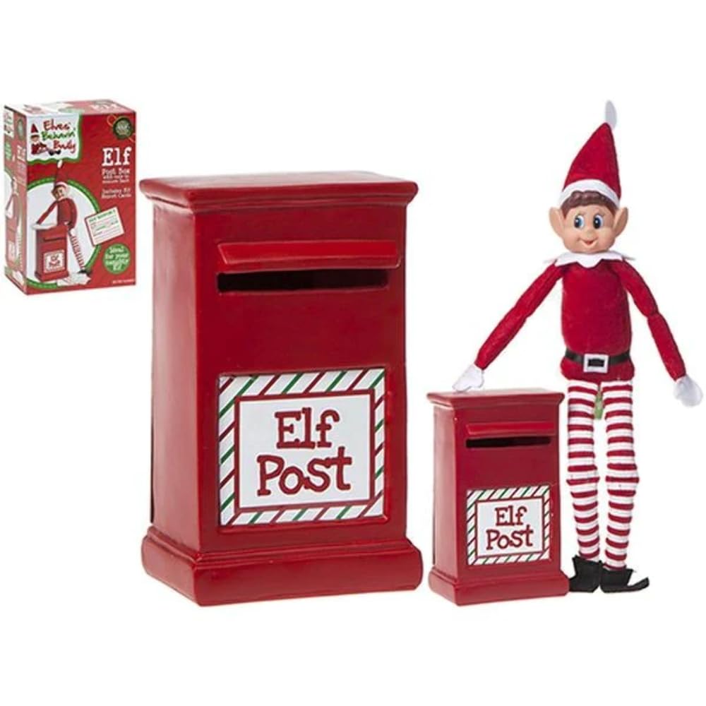 PMS 6"H X 4"W 2.5"D POLYSTONE ELF POST BOX IN PVC COATED BOX