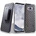 Galaxy S8 Case, Bomea Samsung Galaxy S8 Hard Case with Belt Clip Slim Holster Combo Cover with Kickstand and Swivel Belt Clip - Black