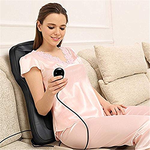 CINCOM Full Back Massager Shiatsu Massage Chair Cushion with Heat for Back Leg Foot Muscle Relaxation and Pain Relief - Home Office and Car Use
