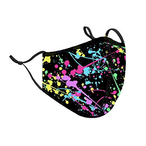 Top Trenz Reusable Face Mask Made with Stretch Cloth for Everyday Use Indoor/Outdoor Face