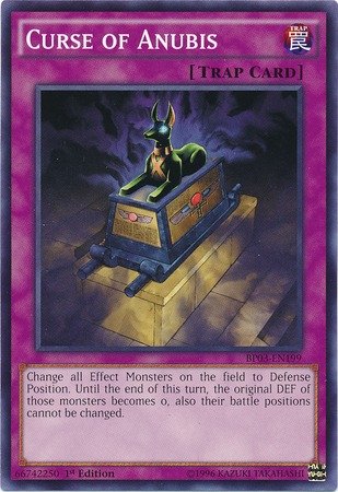 Yu-Gi-Oh! - Curse of Anubis (BP03-EN199) - Battle Pack 3: Monster League - 1st Edition - Common