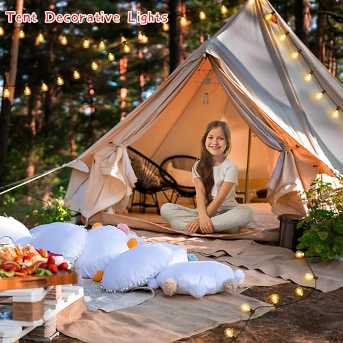 Beauenty Outdoor String Lights 50 Feet G40 Globe LED Patio Lights with 25 Bulbs,2700K Bright LED Patio String Lights, Waterproof Hanging Light Strings for Wedding Patio Indoor Outdoor Party Garden