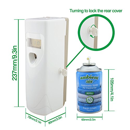 ELETA Commercial Automatic Air Freshener Dispenser Supplies[Without Can