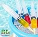 FIDAC Syringes 50 Pack - Jumbo! X-Large, 2oz Size, BPA Free, Washable, Reusable Syringes for Jello Shots with Caps | Bonus Jello Shot Recipe eBook | Perfect for Jello Syringe Shots