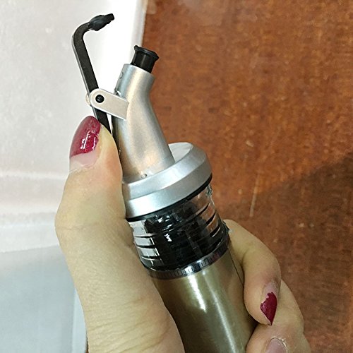 Aland Oil Sauce Vinegar Bottle Flip Cap Stopper Dispenser Pourer Faucet Kitchen Tool Random Color
