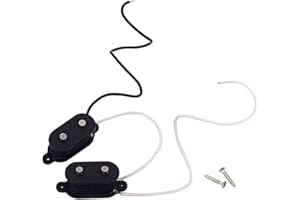 Alnicov 4 String Guitar Pickup，Vintage Style Bass Pickup Set