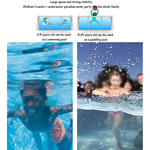 DTKJ Runder Pool,Aufblasbare Tragbare Badewanne, Planschbecken, Aufblasbarer Swimmingpool Kindergarten FüR Familien Im… – Bild 5