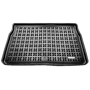 Rezaw-Plast Kofferbakmat van rubber, compatibel met Peugeot 208 GTI (vanaf 2013) + cadeau | kofferbakmat autoaccessoires…