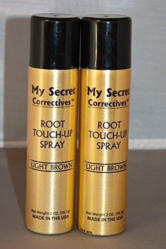 My Secret CorrectivesRoot Touch-Up Spray Light Brown (2 Pack)