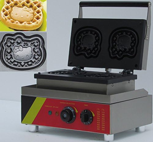 Changlong instrument NP-524 Commercial Non-stick Kitty hello waffle maker Waffle Machine Maker Iron Baker CE
