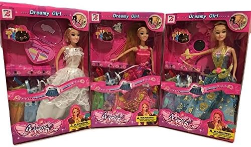 Dreamy Girls doll birthday play and gift set for holiday or anytime fun only 1 doll per order doll may vary ~ USA SELLER ~ FAST SHIPPING ~!