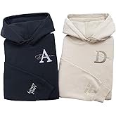 GABITA Personalized Couples Embroidered Hoodies Sweatshirt Custom Name Shirt for Girlfriend Boyfriend Valentine Days Wife Gift Sand